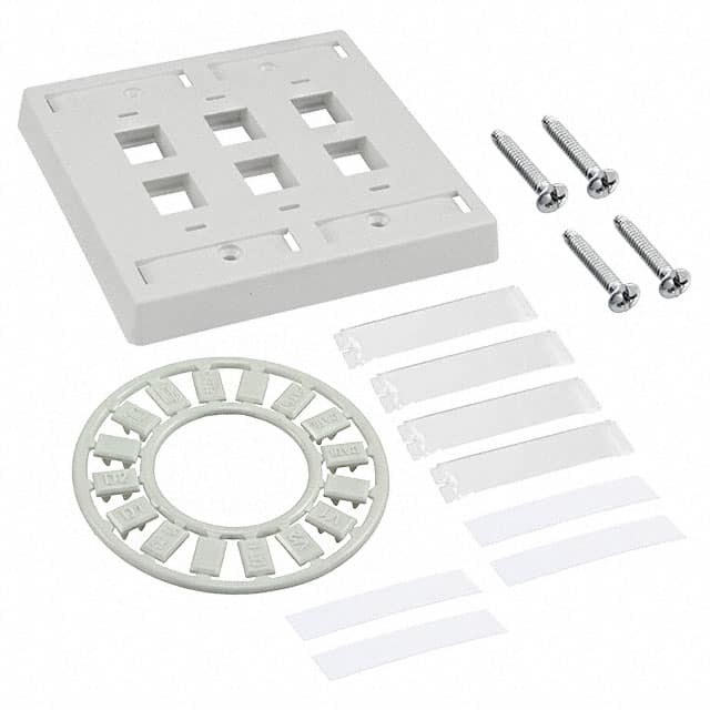 83936-3 TE Connectivity Raychem Cable Protection  Keystone Faceplates Frames